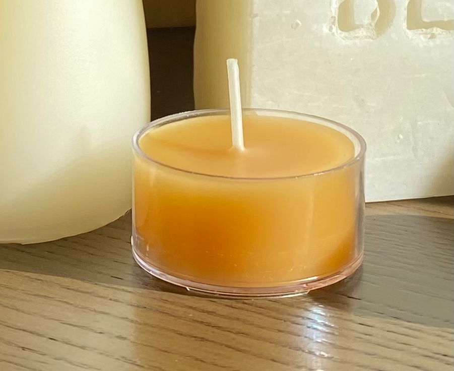 Beeswax Tealight cup